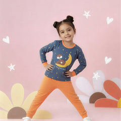Moon & Bear Printed Kids Wear Set