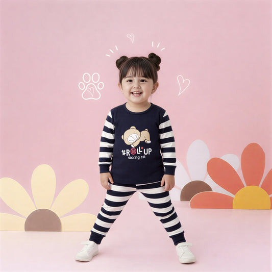 Teddy Printed Kids Wear Set
