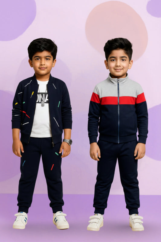 Deal 21- Pack of 2 Boys Printed Suits