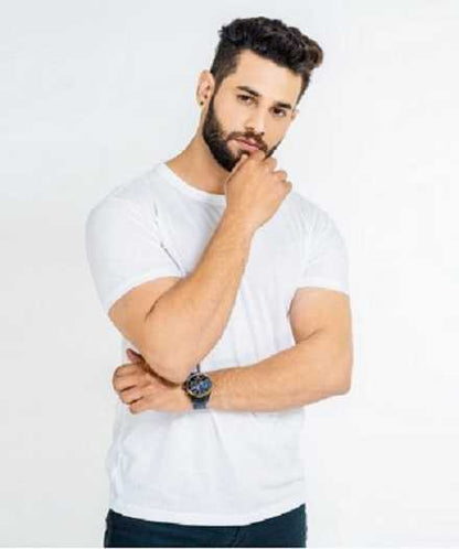 Best Quality Plain Short Sleeve Round Neck Basic T-shirt for Men/Boys