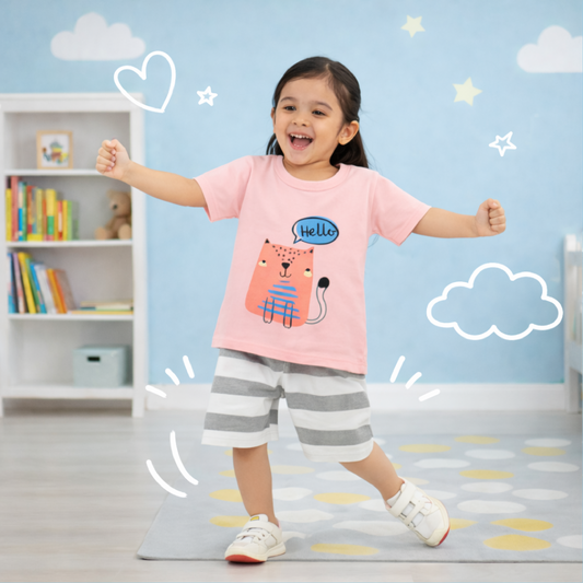 SZ 03 - Kids Half Sleeves Short Summer