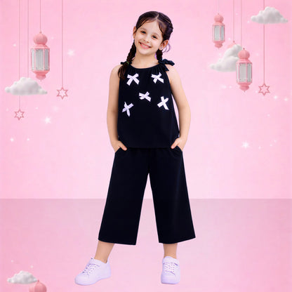 Midnight Bow Co-Ord Set