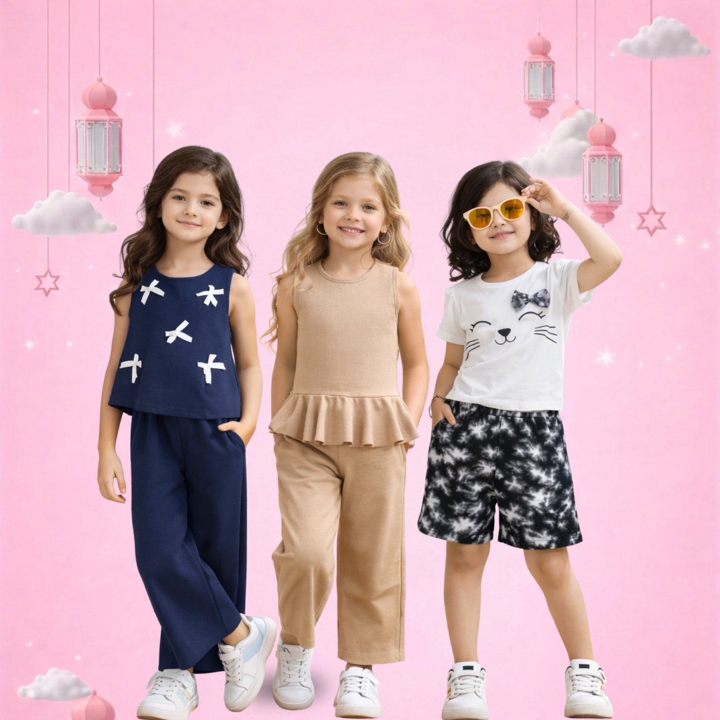 Girls Trendy Summer Co-Ord Set Collection (Elegant & Casual Styles)