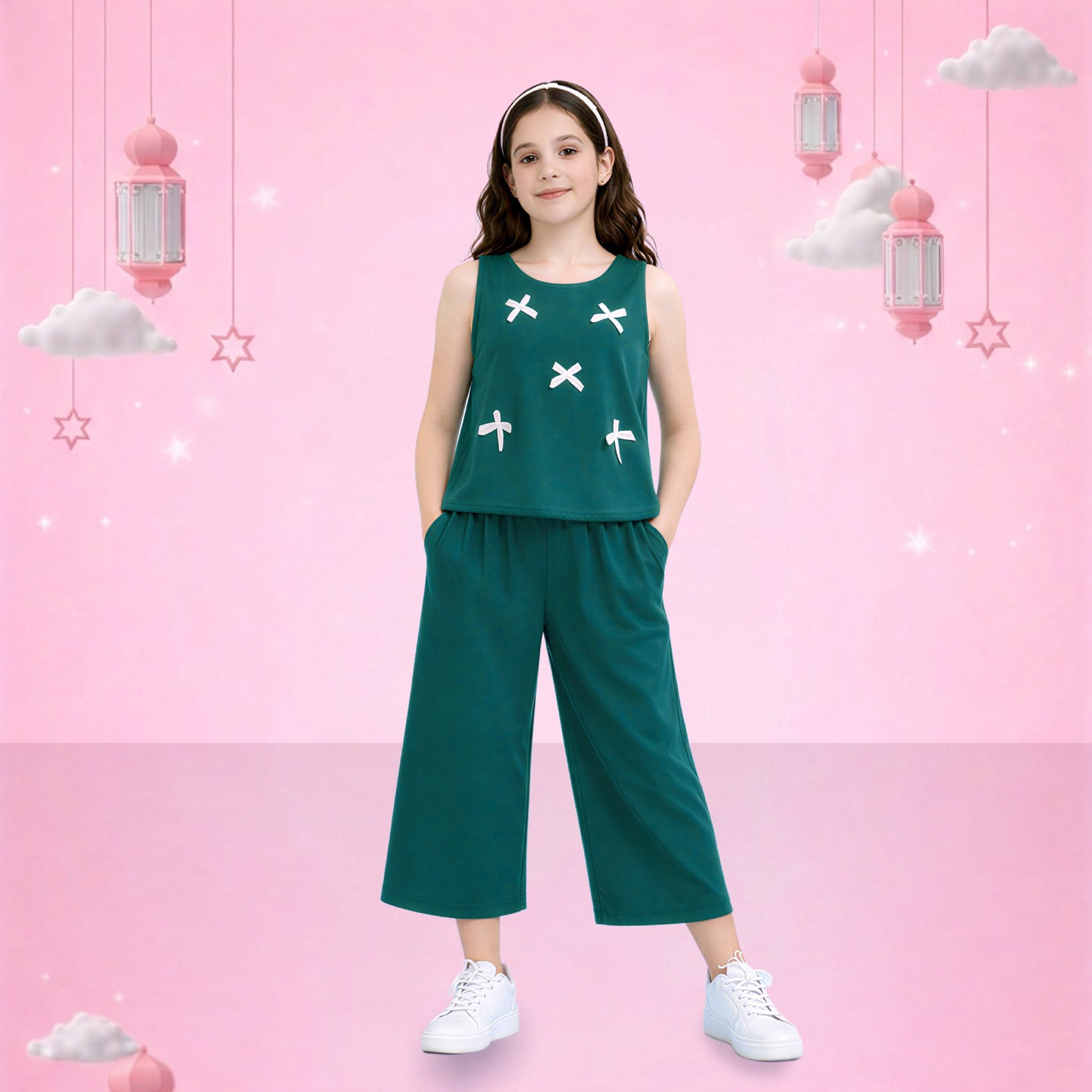 Emerald Bow Bliss CoOrd Set