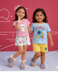 Cute Friends Casual Set (Pack of 2)