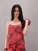 Valerie Digital print silky satin Night wear Cami set for women